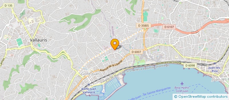 localisation de l'entreprise 900 611 690   VALLAURIS