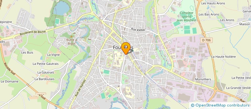 localisation de l'entreprise 900 617 564   FOUGERES