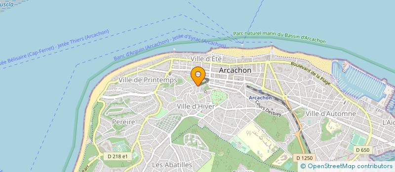 localisation de l'entreprise 900 639 469   ARCACHON