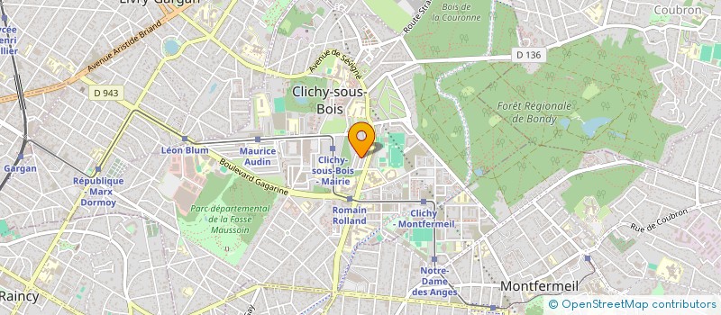 localisation de l'entreprise 900 692 203   CLICHY-SOUS-BOIS