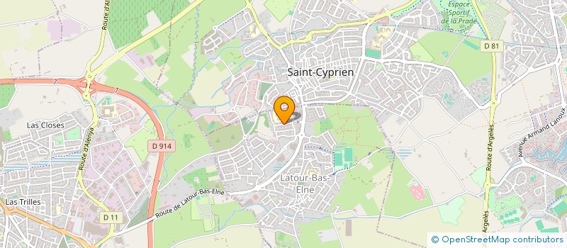 localisation de l'entreprise 900 733 288   LATOUR-BAS-ELNE