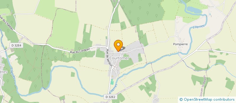 localisation de l'entreprise 900 746 926 à COURTOMER