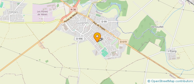 localisation de l'entreprise 900 752 205   GUIGNES