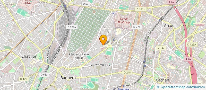 localisation de l'entreprise 900 752 858 à BAGNEUX