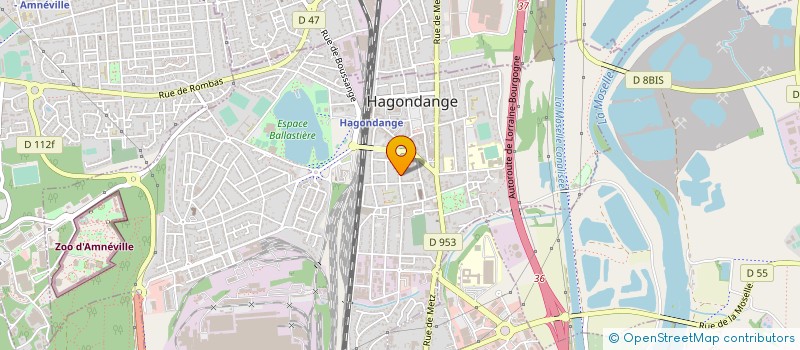 localisation de l'entreprise 900 755 182   HAGONDANGE