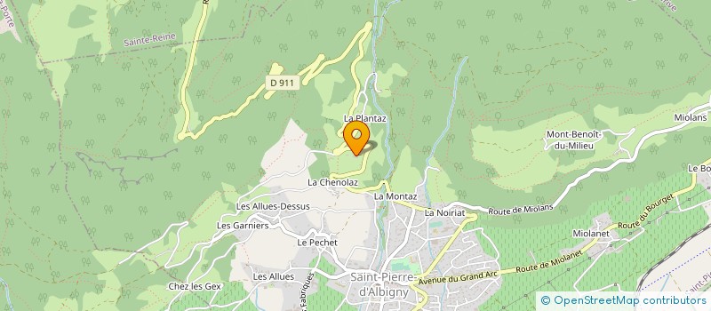 localisation de l'entreprise 900 775 214   SAINT-PIERRE-D'ALBIGNY