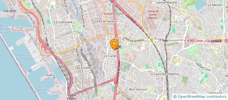 localisation de l'entreprise 900 781 998   MARSEILLE