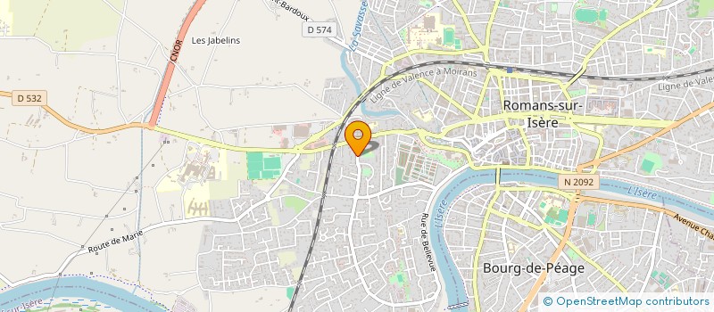 localisation de l'entreprise 900 784 968   ROMANS-SUR-ISERE