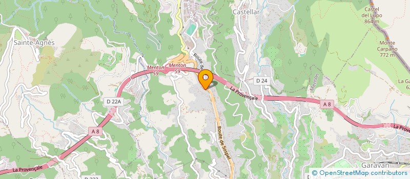 localisation de l'entreprise 900 796 277 à MENTON