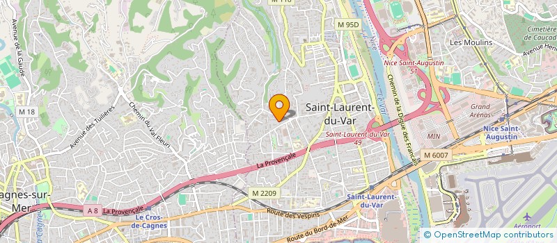 localisation de l'entreprise 900 833 393 à SAINT-LAURENT-DU-VAR