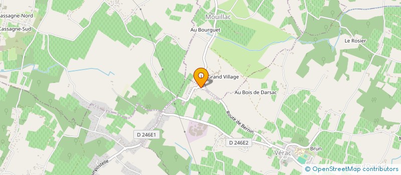 localisation de l'entreprise 900 834 920   VERAC