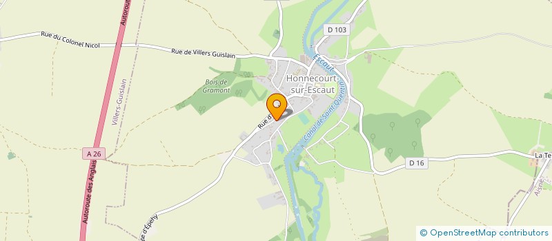 localisation de l'entreprise 900 837 436   HONNECOURT-SUR-ESCAUT