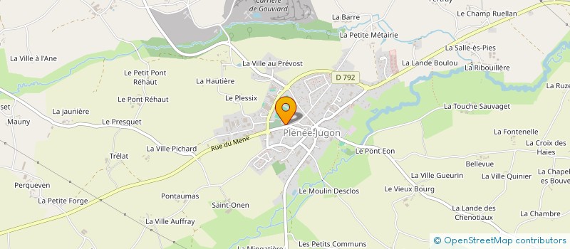 localisation de l'entreprise 900 842 865   PLENEE-JUGON