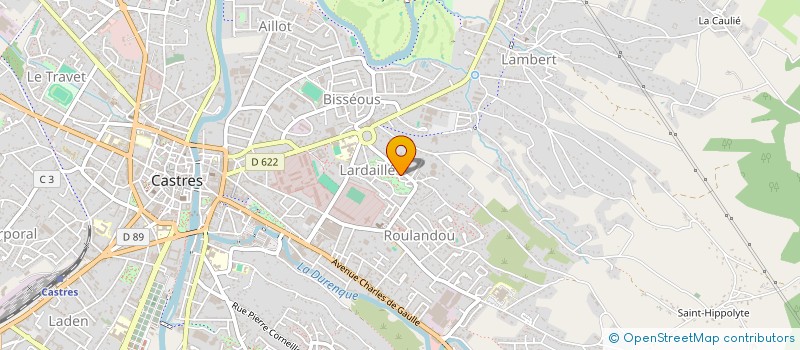 localisation de l'entreprise 900 861 261   CASTRES