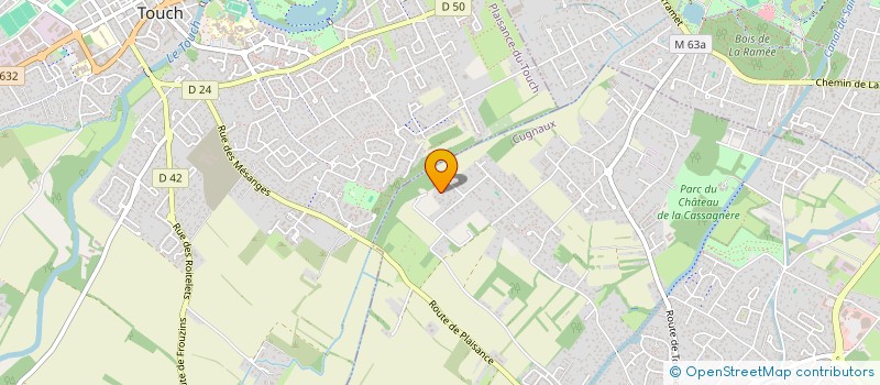 localisation de l'entreprise 900 865 221   CUGNAUX