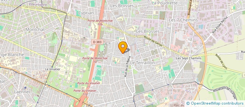 localisation de l'entreprise 900 878 471   BRON