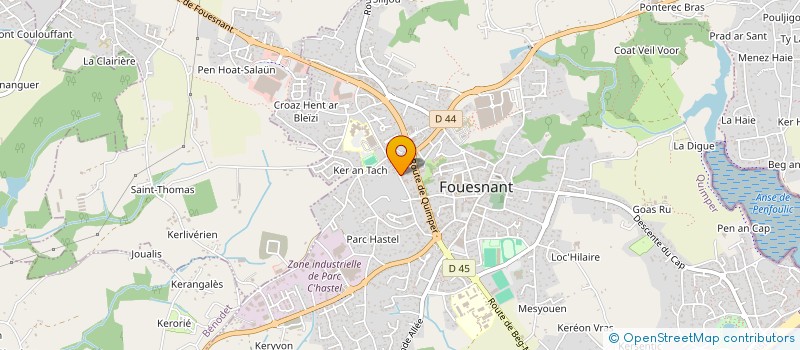 localisation de l'entreprise 900 934 969   LA FORET-FOUESNANT