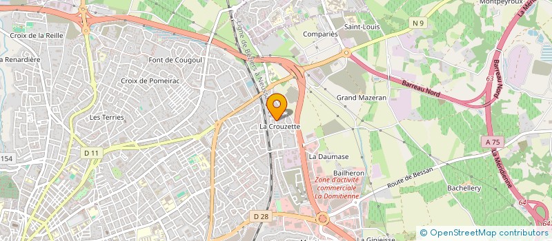 localisation de l'entreprise 900 957 077   BEZIERS
