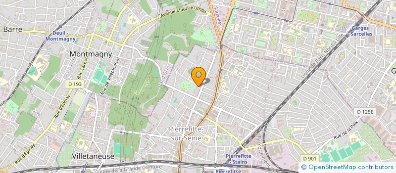 localisation de l'entreprise 901 007 443 à PIERREFITTE-SUR-SEINE
