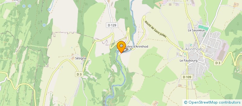 localisation de l'entreprise 901 009 118   ARINTHOD