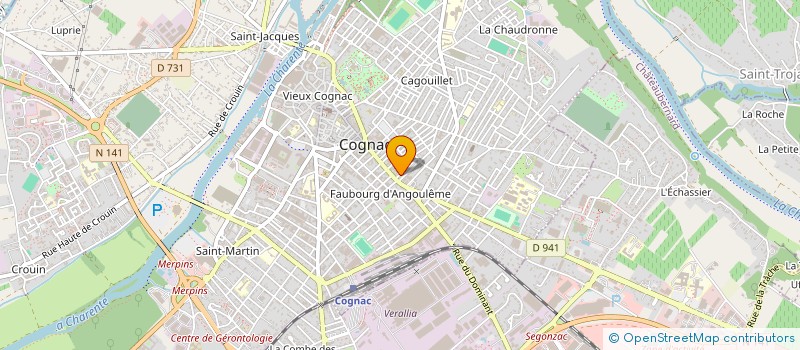 localisation de l'entreprise 901 037 465 à COGNAC