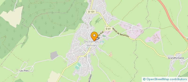 localisation de l'entreprise 901 092 254   ORCHAMPS-VENNES