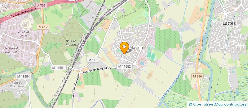 localisation de l'entreprise 901 133 157  à LATTES