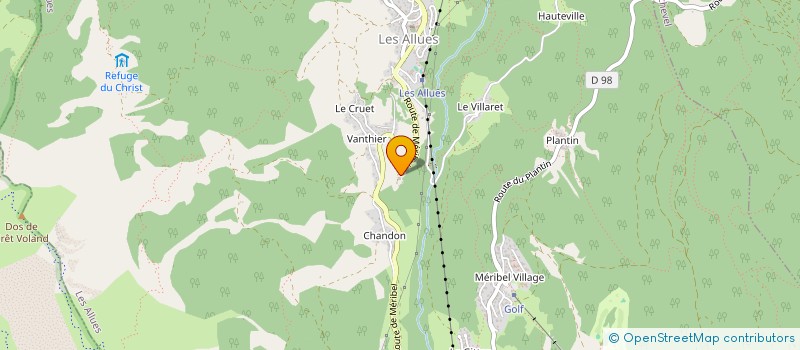 localisation de l'entreprise 901 175 554   LES ALLUES