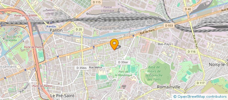 localisation de l'entreprise 901 316 216   PANTIN