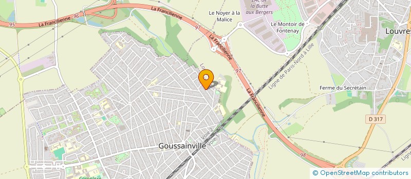 localisation de l'entreprise 901 358 911   GOUSSAINVILLE