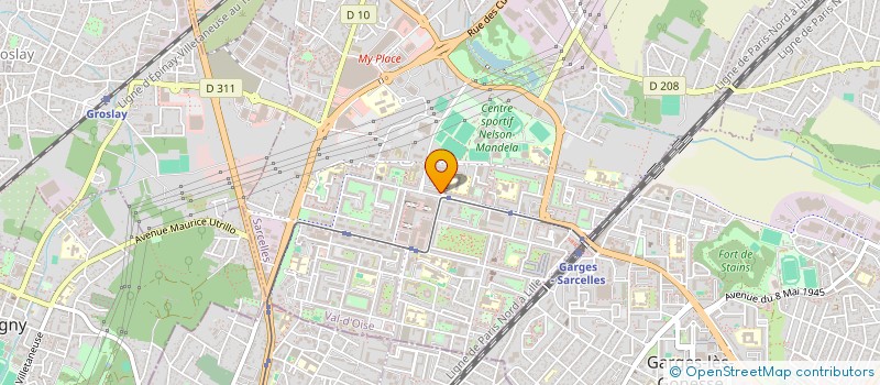 localisation de l'entreprise 901 395 301   MERY-SUR-OISE