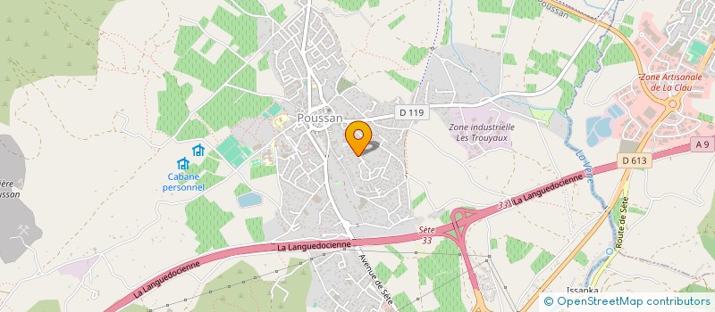 localisation de l'entreprise 901 408 716   POUSSAN