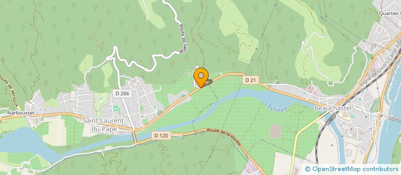 localisation de l'entreprise 901 427 252   SAINT-LAURENT-DU-PAPE