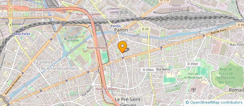 localisation de l'entreprise 901 458 414   PANTIN