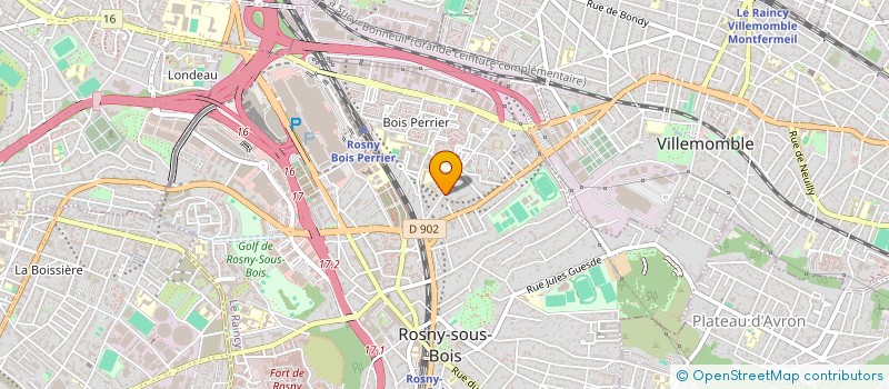 localisation de l'entreprise 901 478 735 à ROSNY-SOUS-BOIS