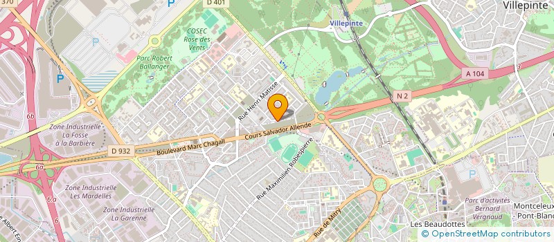 localisation de l'entreprise 901 559 773 à VILLEPINTE