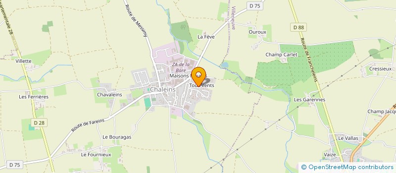 localisation de l'entreprise 901 607 291   CHALEINS