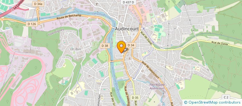 localisation de l'entreprise 901 695 551 à AUDINCOURT