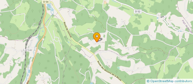 localisation de l'entreprise 901 821 009   PAYS DE BELVES