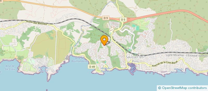 localisation de l'entreprise 901 824 045 à SAUSSET-LES-PINS