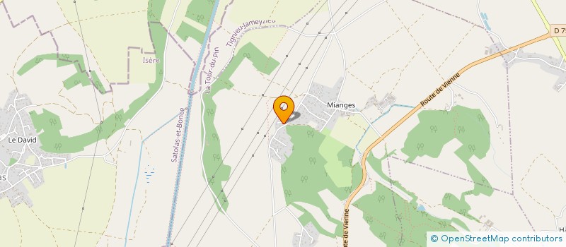 localisation de l'entreprise 901 917 658   CHAMAGNIEU