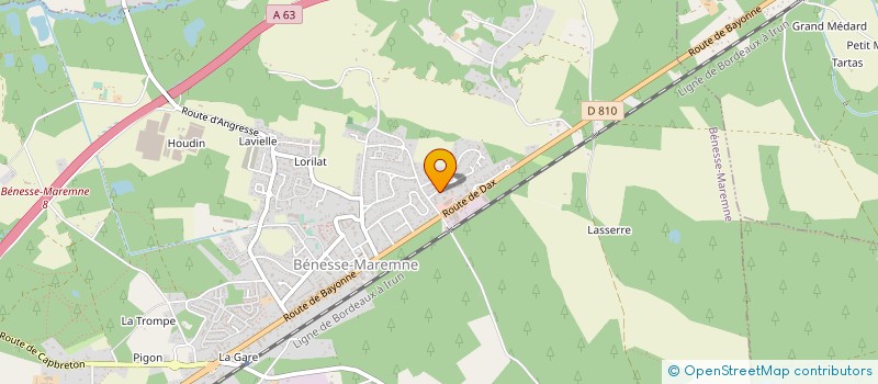 localisation de l'entreprise 902 007 954   BENESSE-MAREMNE