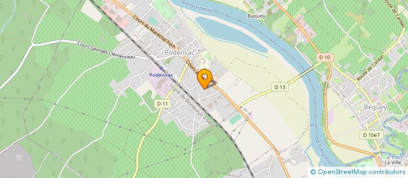 localisation de l'entreprise 902 050 046   PODENSAC