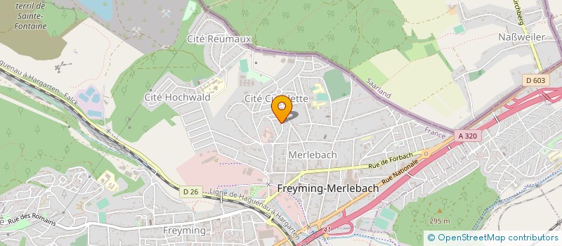 localisation de l'entreprise 902 087 709   FREYMING-MERLEBACH