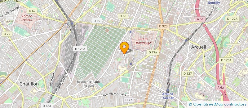 localisation de l'entreprise 902 089 283   BAGNEUX