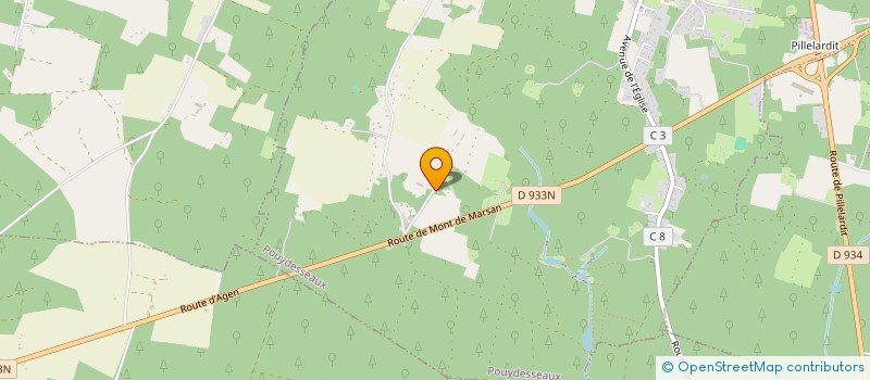 localisation de l'entreprise 902 096 353   POUYDESSEAUX