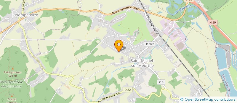 localisation de l'entreprise 902 097 609   SAINT-MICHEL-SUR-MEURTHE