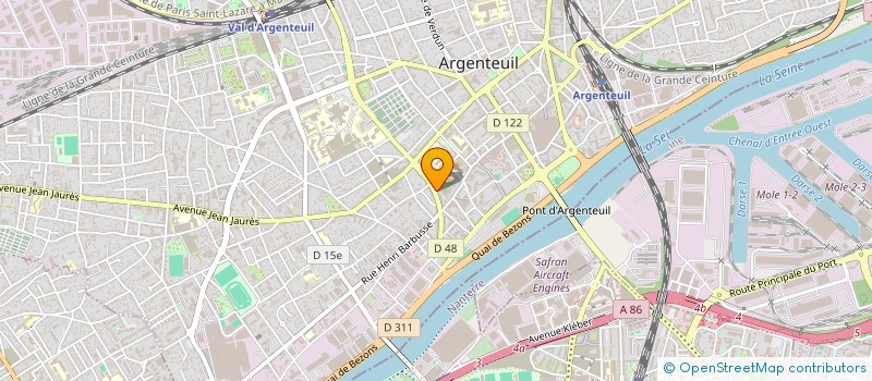 localisation de l'entreprise 902 101 096   ARGENTEUIL