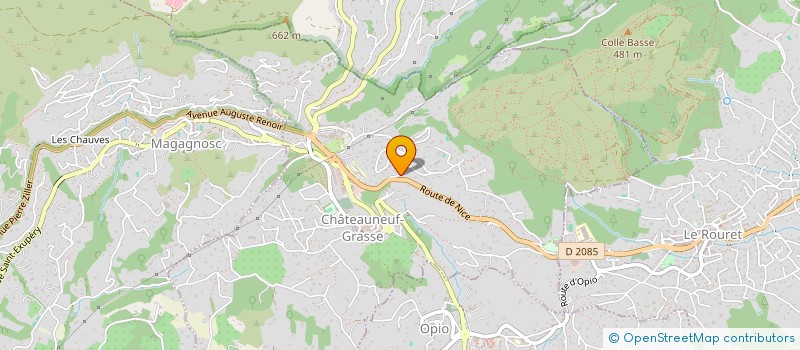 localisation de l'entreprise 902 124 890   CHATEAUNEUF-GRASSE