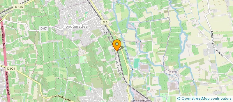 localisation de l'entreprise 902 133 321   CHATEAUNEUF-DE-GADAGNE